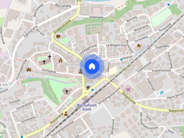 1.5 Zimmer, 38 m², 1. Stock