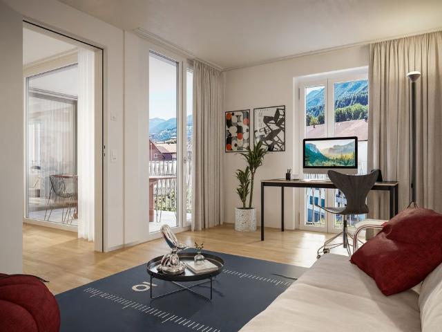 1.5 Zimmer, 42 m², 1. Stock
