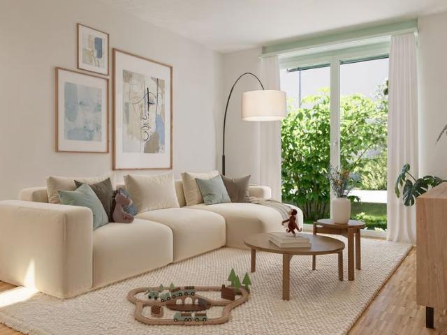 1.5 Zimmer, 59 m², EG