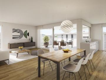 1.5 Zimmer, 62 m², EG