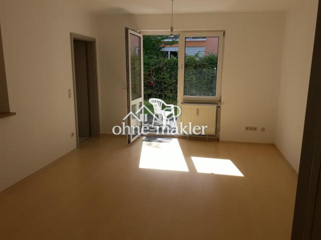 1,5 Zimmerwohnung, Terrasse mit eigenem Gartenanteil