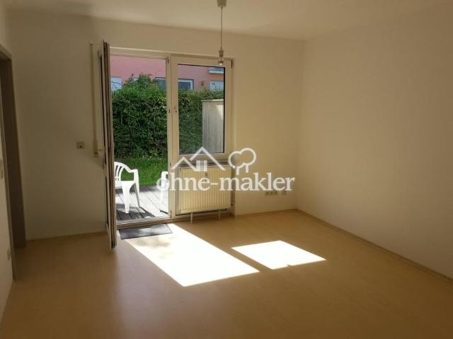 1,5 Zimmerwohnung, Terrasse mit eigenem Gartenanteil