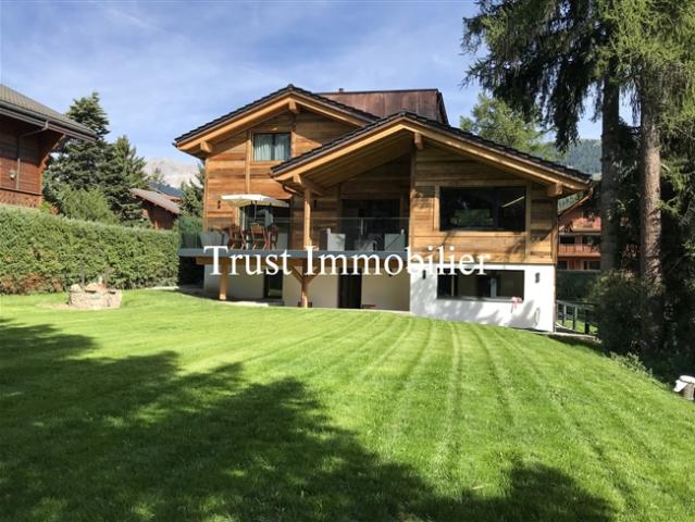 1.6004L.Wunderschönes Chalet zu vermieten im Zentrum von Crans