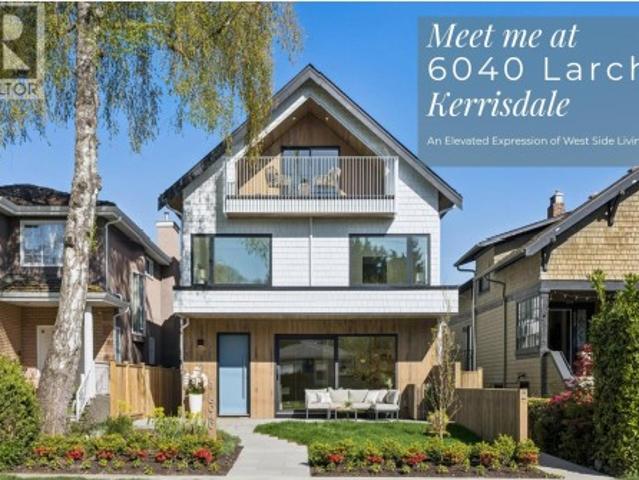 1 6040 Larch Street, Vancouver, BC, V6M 4E4 house for sale | Listing ID R3162 | Royal LePage
