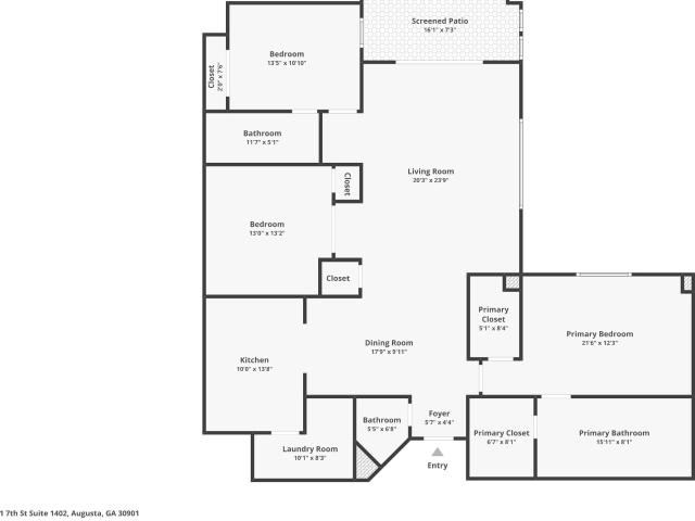 1 7th St, Unit 1402, Augusta, GA 30901 | MLS #10740