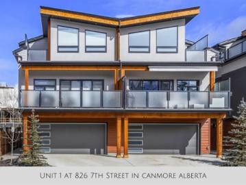 1 826 7Th Street, Canmore, AB, T1W 2C8 townhouse for sale | Listing ID A2310 | Royal LePage