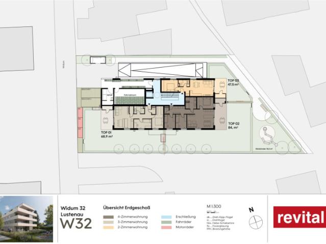 1A Lage von Lustenau Ruhige und Zentrale Penthousewohnung