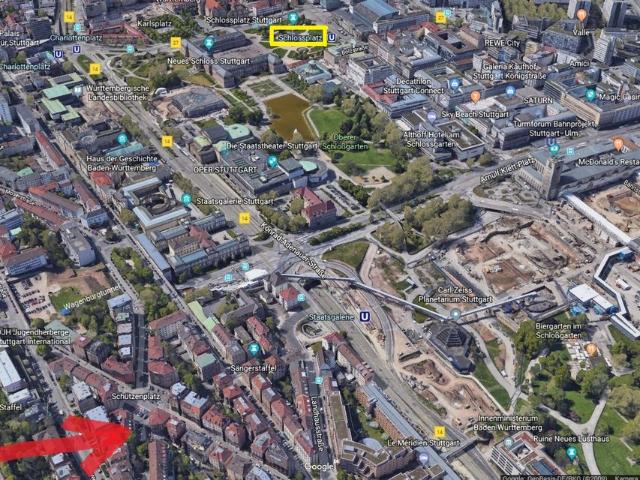1BR Stuttgart Mitte* *fully furnished