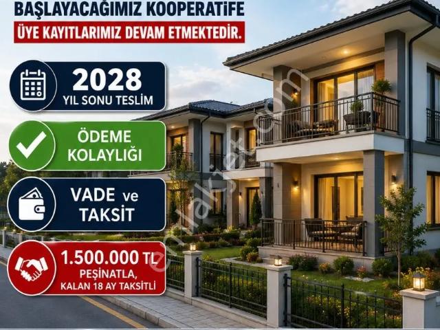 2028`de Teslim 1.500.000 Tl Peşinatla, Kalan 18 Ay Ödemeli