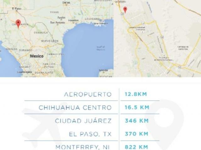 20,859 m2 CHIHUAHUA TERRENO INDUSTRIAL norte PARQUE ind. IMPULSO imdir LR 301121