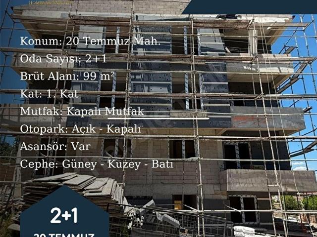20 TEMMUZ'DA SATILIK 2+1 DAİRE HOMESAK best choice