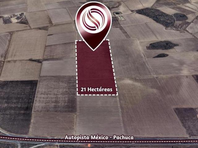 21 Hectareas, uso de suelo Industrial, en venta Tolcayuca, Hidalgo