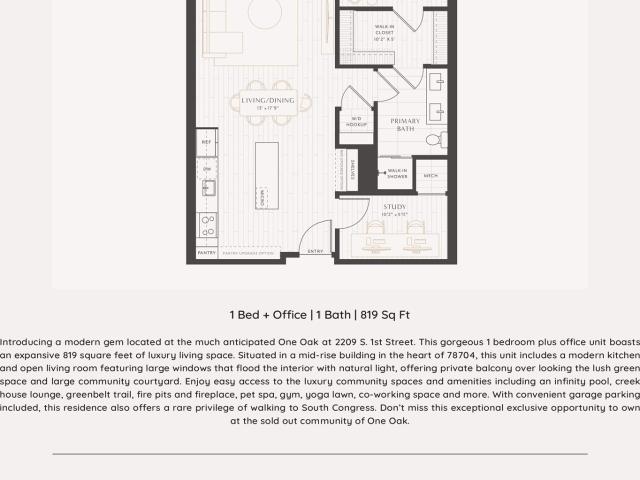 2209 S 1st St, Unit 332, Austin, TX 78704 | MLS #8742