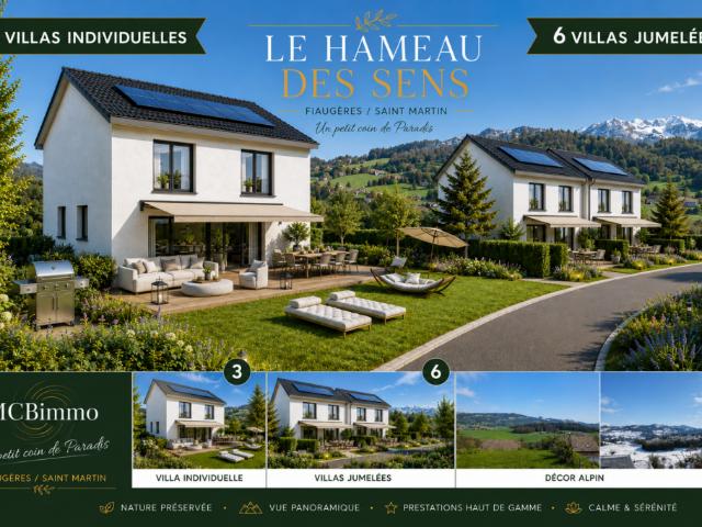 2228 Villa jumelée Vue Panoramique Au hameau des Sens
