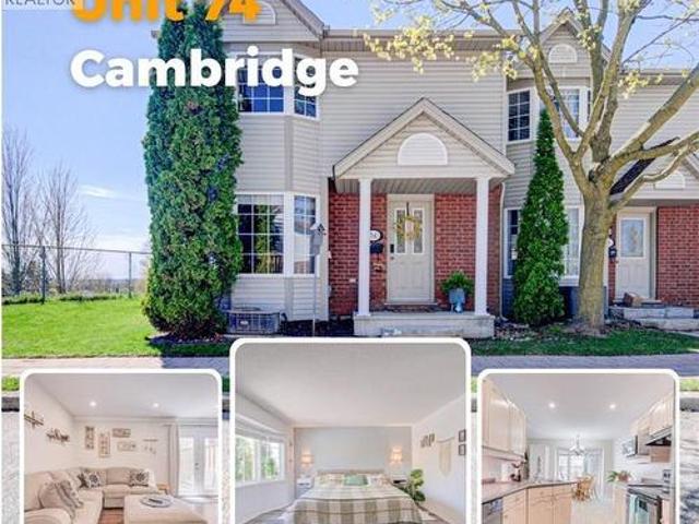 235 Saginaw Parkway Unit# 74, Cambridge, ON, N1T 1X4 townhouse for sale | Listing ID 40826 | Royal LePage