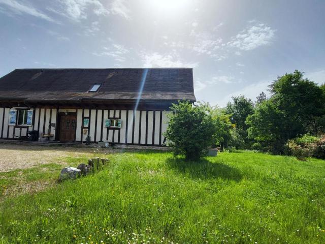 24410 Maison atypique sur 2 niveaux entre Riberac et Saint Aulaye parcelle de 4ha et un étang
