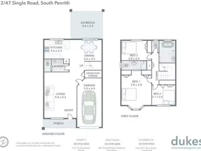 2/47 Single Road, SOUTH PENRITH Townhouse for rent Listed by.
