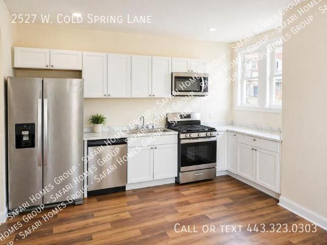 2527 W. Cold Spring Lane, 3 beds, 2 full baths