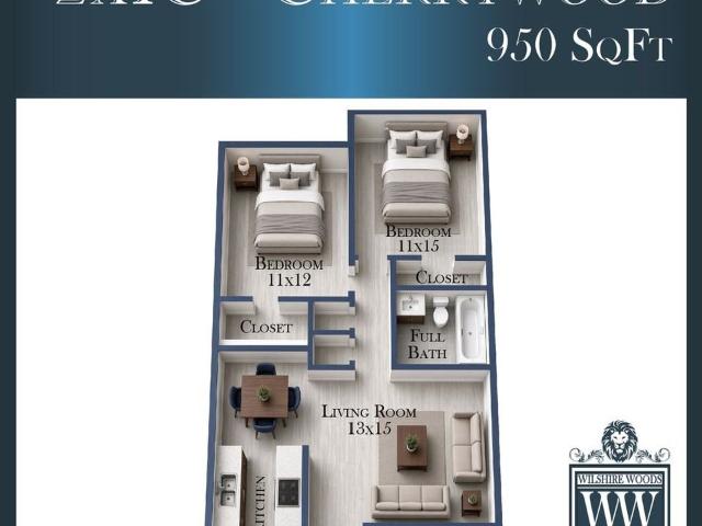 2530 Harry Wurzbach 1 Bedroom Apartment for Rent at 2530 Harry Wurzbach Rd, San Antonio, TX 78209 Wilshire