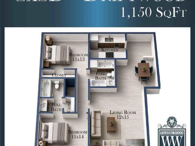 2530 Harry Wurzbach 2 Bedroom Apartment for Rent at 2530 Harry Wurzbach Rd, San Antonio, TX 78209 Wilshire
