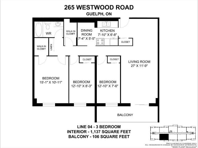 255 & 265 Westwood Road 3 Bedroom Apartment for Rent at 265 Pinedale Apts, Guelph, ON N1H 7G9 West Willow Woods