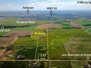 26413 Twp Rd 540, Rural Sturgeon County, AB, T8T 1K6 vacant.