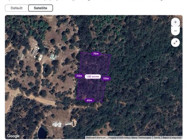 $269,000+ LAND. just under 2 ACRES ~ Lot 728