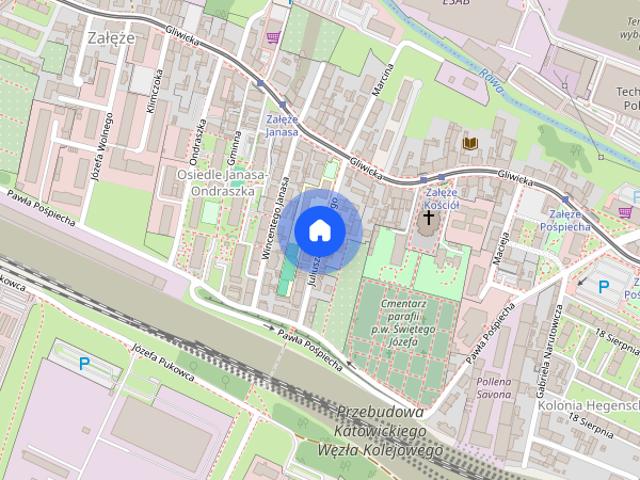 26m2, Kawalerka, Katowice, ul. Juliusza Zarębskiego