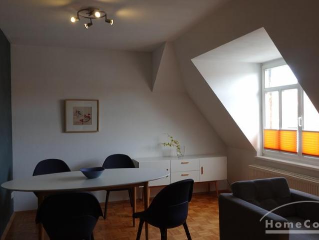27831 HomeCompany Möbliert/Furnished Dachgeschoss Wohnung in Leipzig Schleußig max. 2 Personen