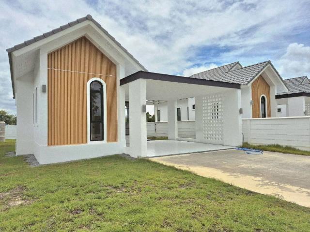 284AGKI บ้านเดี่ยวชั้นเดียว – ที่ดินกว้าง 100 ตร.ว. โครงการ Homic Garden