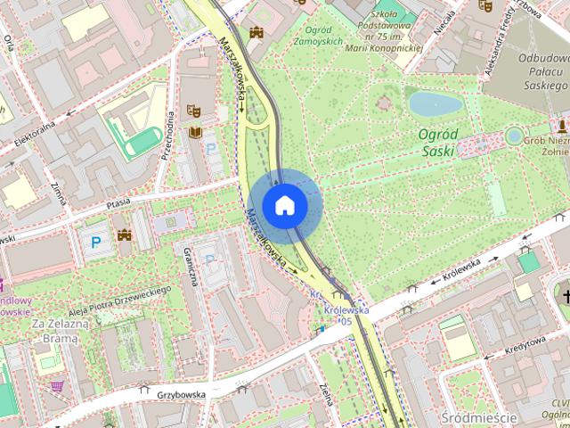 28 m² | Oddzielna sypialnia | Centrum Warszawy