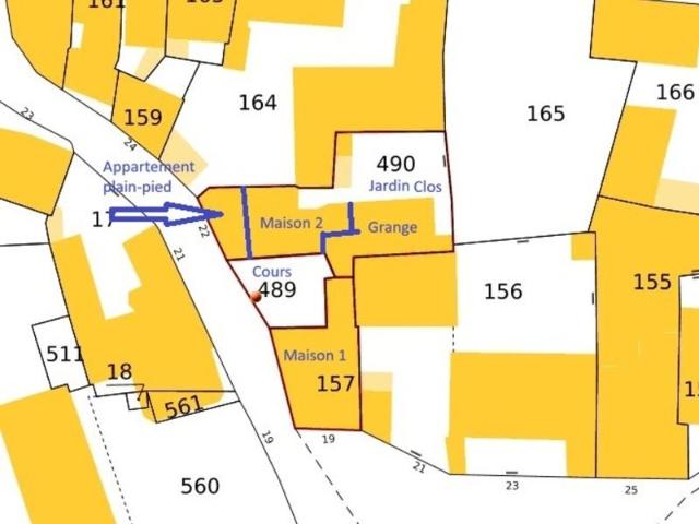 2 maisons + appartement indépendant + grange de 200 m² – Idé. 387m² Châteaumeillant