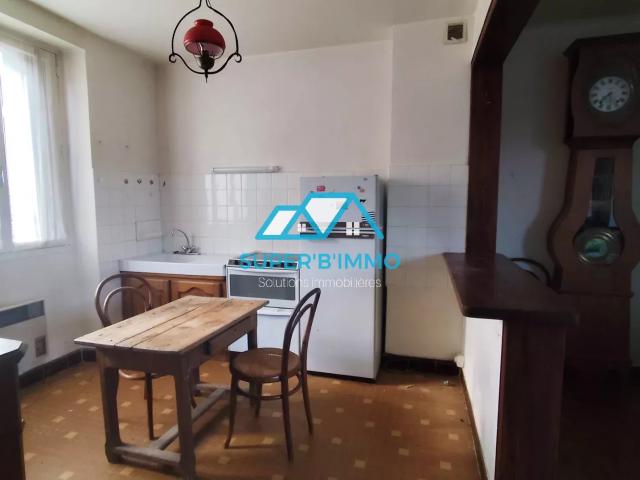 2 maisons sur 1500 m2 de terrain en bordure de riviere
