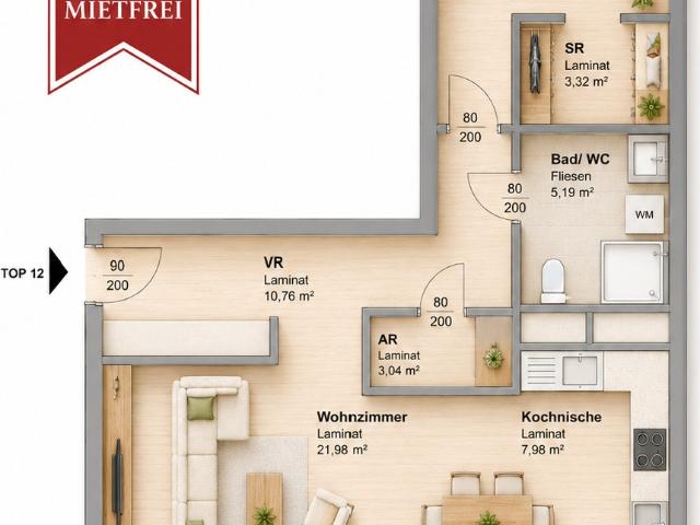2 MONATE MIETFREI | Modernes Wohnen