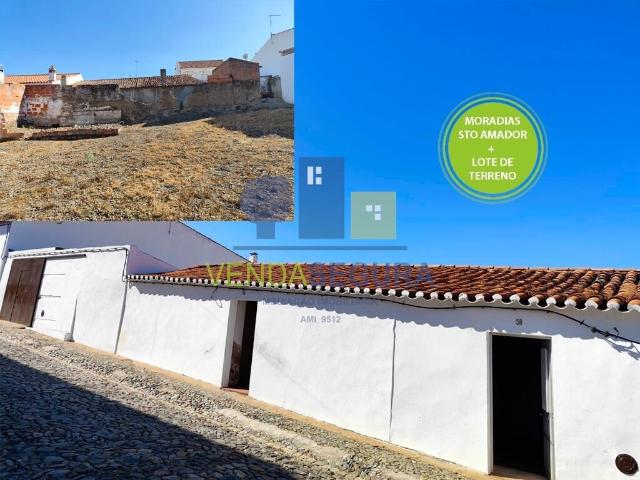 2 Moradias com quintal e garagem + Lote de terreno | Santo Amador
