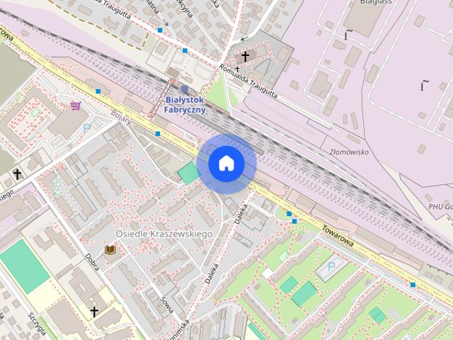 2 niezależne pokoje, oddzielna kuchnia – Towarowa