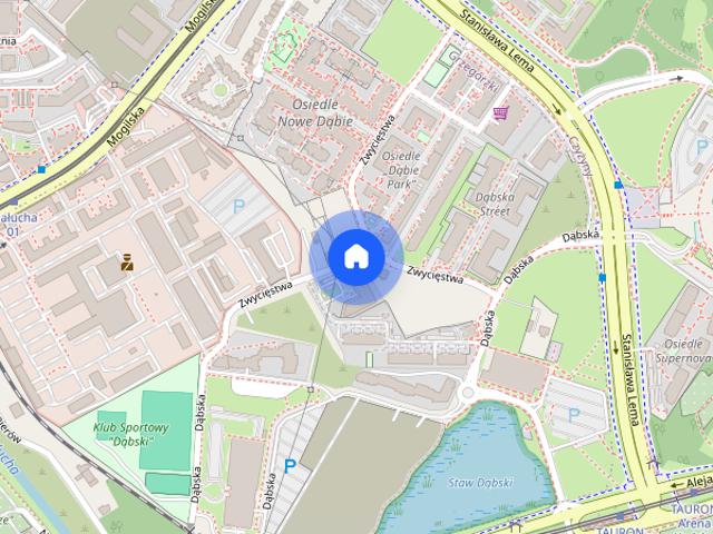 2 Osobne Pokoje Ul.Dąbska balkon