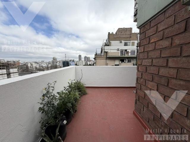 2 AMBIENTES EN PISO 13 CON GRAN BALCÓN TERRAZA Y VISTA ABIERTA