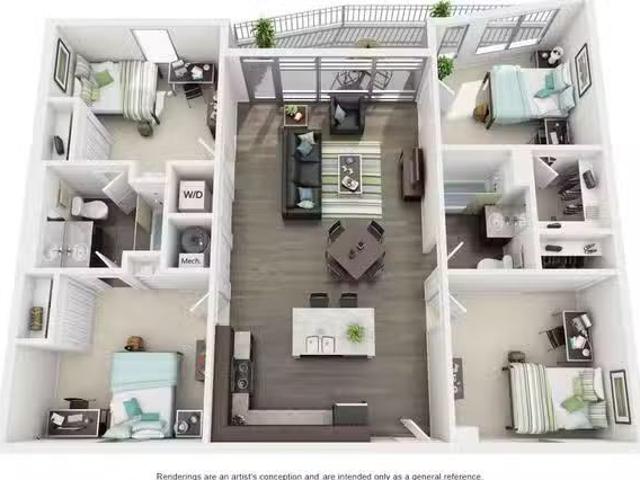 2 Bed 1 Bath