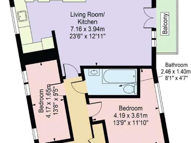 2 bed flat for sale