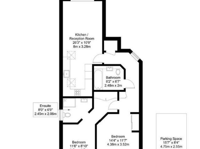 2 bed flat for sale