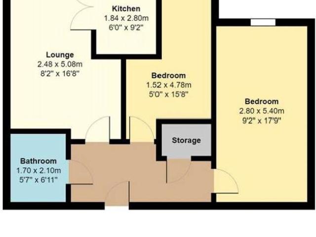 2 bed flat for sale