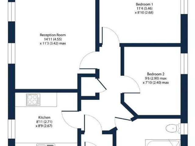 2 bed flat for sale