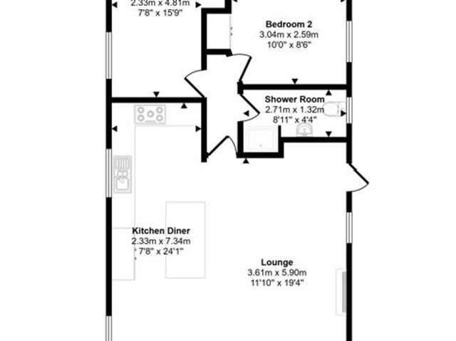 2 bed flat for sale