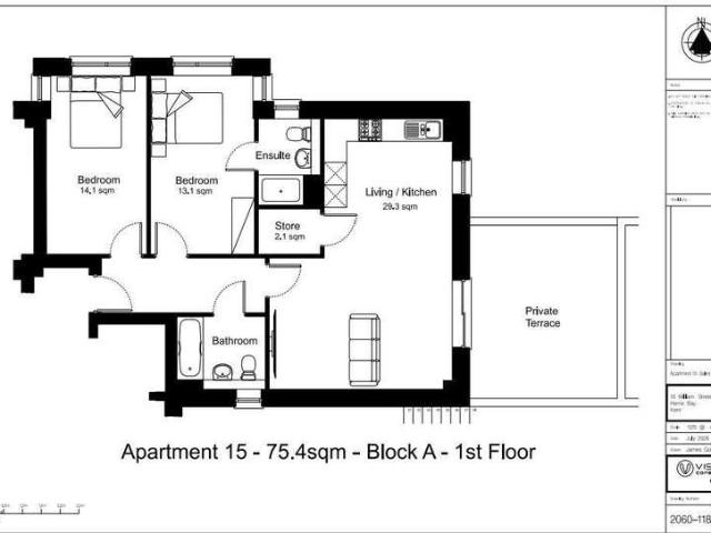 2 bed flat for sale
