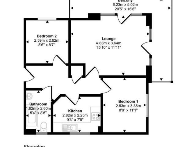 2 bed flat for sale