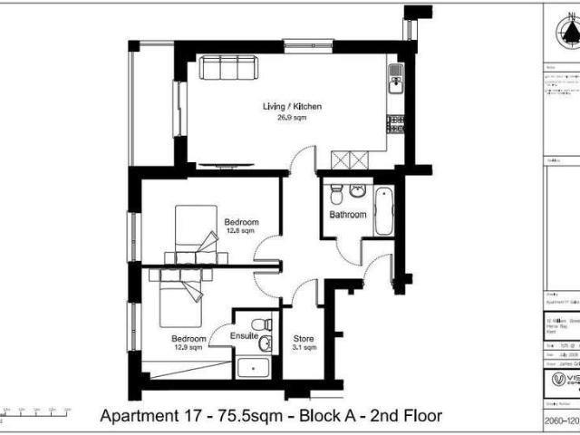 2 bed flat for sale