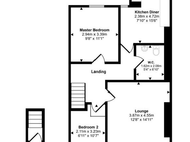 2 bed flat to rent