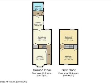 2 bed house for sale