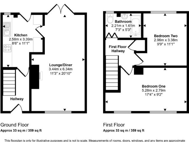 2 bed house for sale